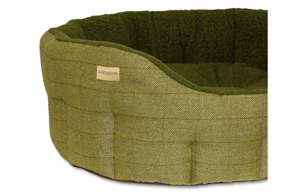 Cuccia rotonda Modern Tweed Sherpa Green - immagine 3