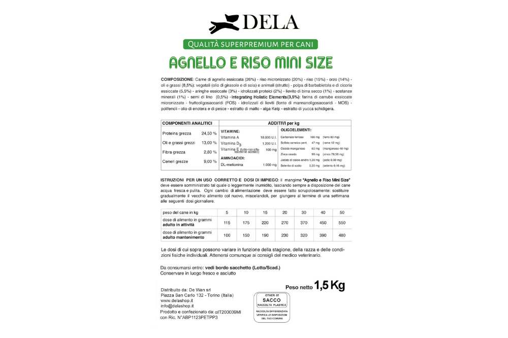 Crocchette Agnello e Riso cane Mini Size - immagine 3