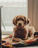 golden retriever coperta