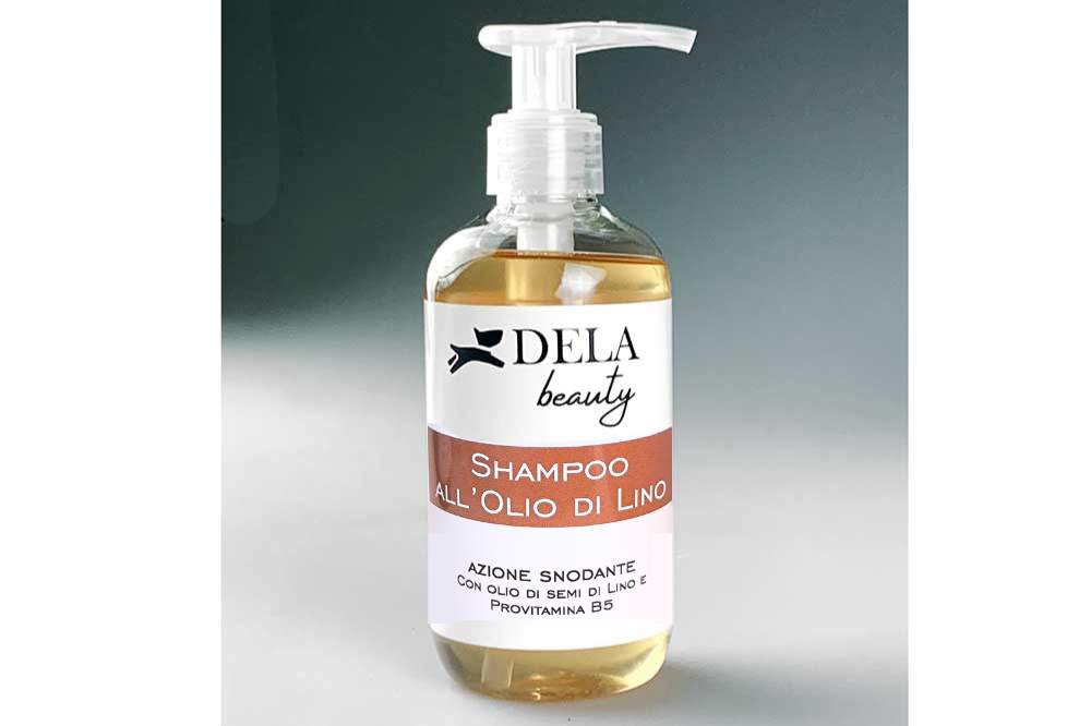 shampoo olio di lino
