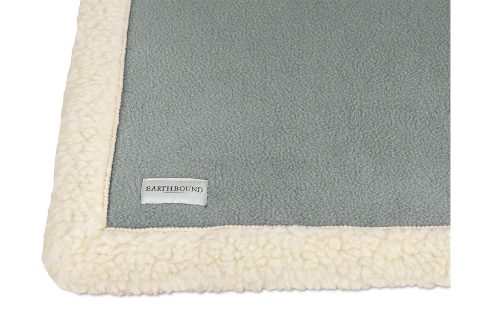 Coperta in Pile Sherpa Dove Grey - immagine 4