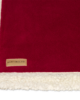 Coperta in Pile Sherpa Burgundy - Thumbnail Image 3