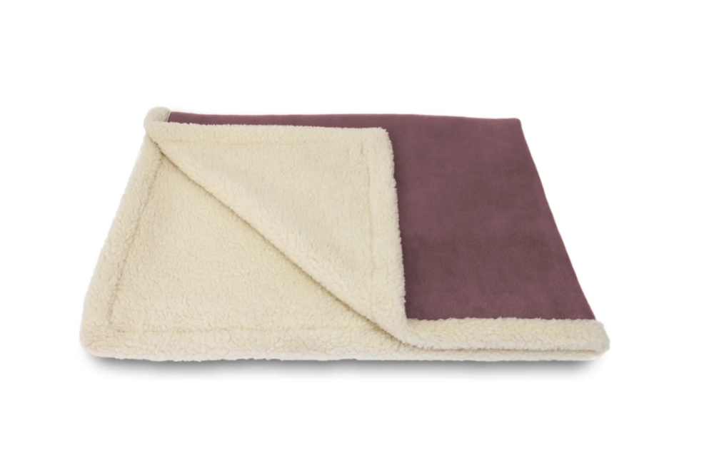 coperta in pile sherpa
