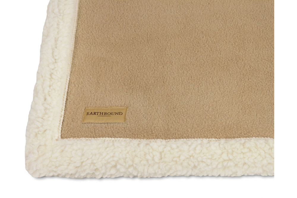 Coperta in Pile Sherpa Camel - immagine 3