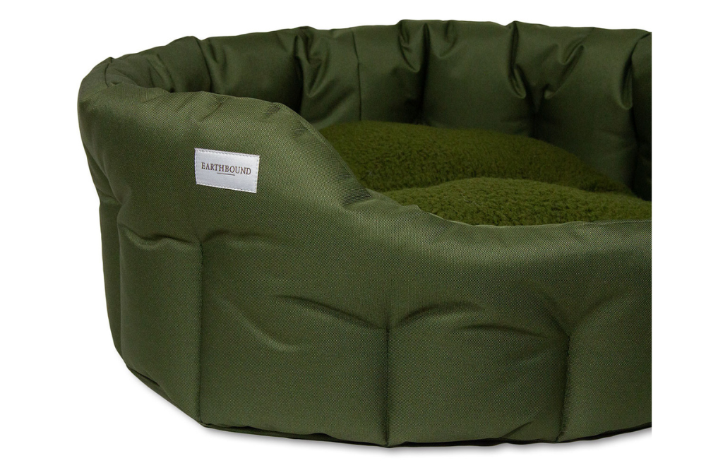 Cuccia rotonda impermeabile verde - immagine 4