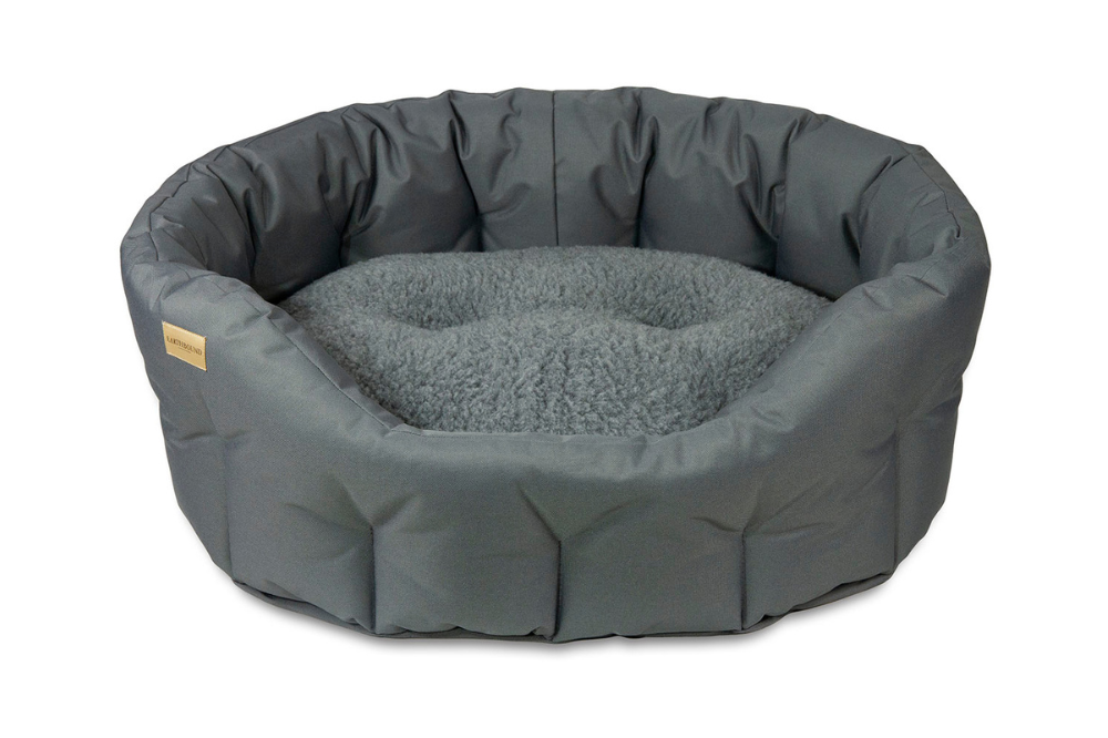 Cuccia rotonda impermeabile grigia - immagine 4
