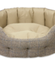 cuccia rotonda tweed cane