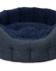 cuccia rotonda tweed cane