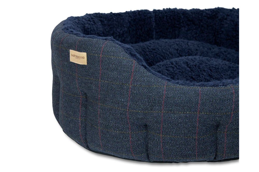 Cuccia rotonda Traditional Tweed Sherpa Navy - immagine 5