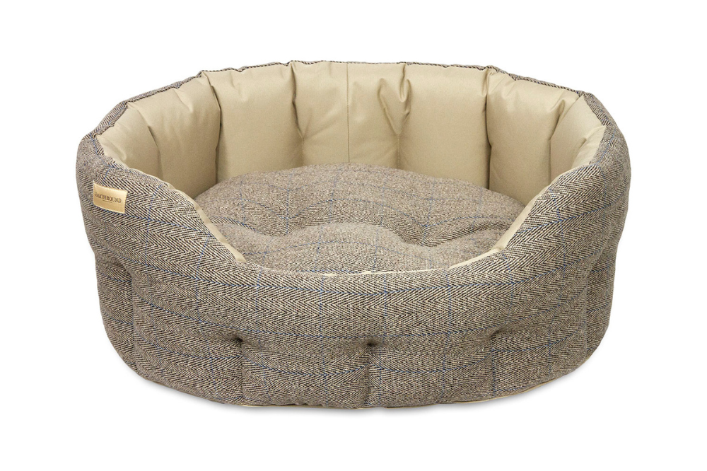 Cuccia rotonda Traditional Tweed Waterproof Beige - immagine 3