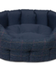 cuccia rotonda tweed cane