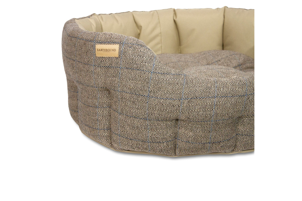 Cuccia rotonda Traditional Tweed Waterproof Beige - immagine 4
