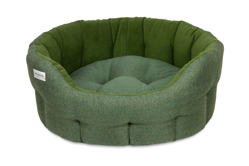 Cuccia rotonda Modern Tweed Pine Green - immagine 3