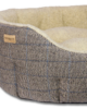cuccia rotonda tweed cane