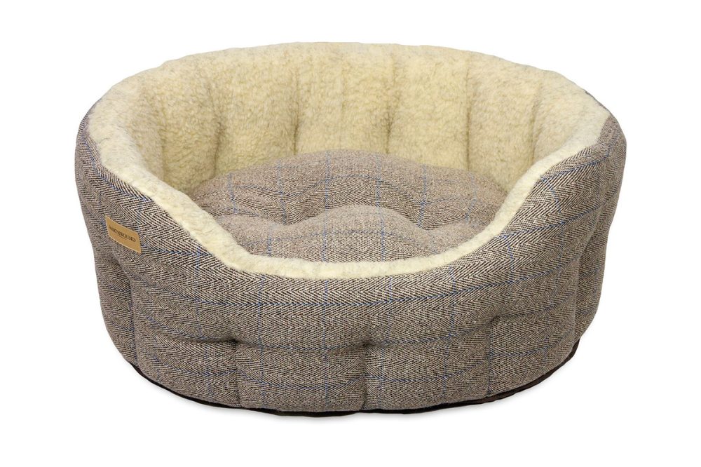 Cuccia rotonda Traditional Tweed Sherpa Beige - immagine 3