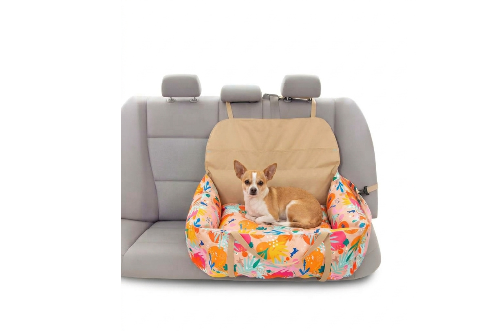 Seggiolino Auto per Cani Imbottito e Impermeabile con Cintura di Sicurezza Ero Soft - immagine 4